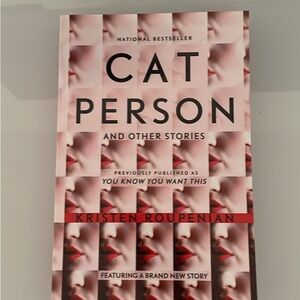 Cat Person and Other Stories by - Red and White Cover
